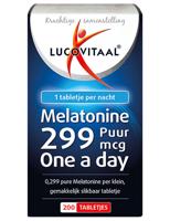 Lucovitaal Melatonine Puur 299mcg Tabletten - thumbnail