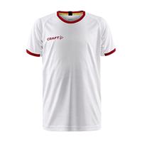 Craft 1910180 Progress 2.0 Graphic Jersey Jr - White/Bright Red - 122/128 - thumbnail