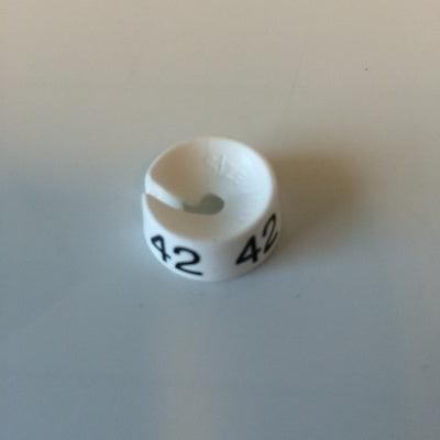 MB wit/zwart 42 voor op kledinghanger