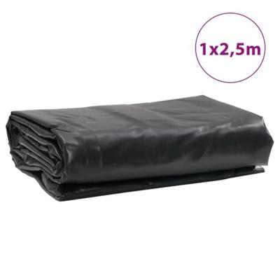 VidaXL Dekzeil 650 g/m² 1x2,5 m antracietkleurig