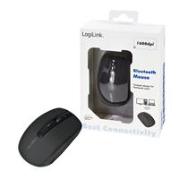 LogiLink ID0078A Muis Bluetooth Optisch Zwart 4 Toetsen 1600 dpi - thumbnail