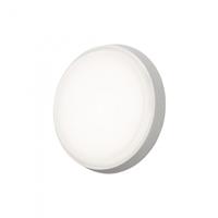 Wandlamp of plafonniere Konstsmide Cesena 7974-250 mat wit 230V round Ø 17.5cm, vandalismebestendig glas, 1x 10W - thumbnail