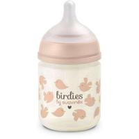 Glazen babyfles - SUAVINEX - Birdies - SX Pro XS speen - 120 ml - 0 tot 3 maanden - Roze - thumbnail