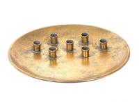 Kandelaar voor7 kaarsen Ø30cm metaal - thumbnail