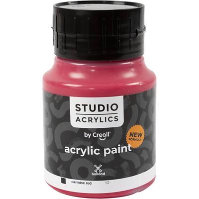 Creall Studio Acrylverf, dekkend, carmine red (12), 500 ml/ 1 fles Creall Studio Acrylverf, dekkend, carmine red (12), 500 ml/ 1 fles