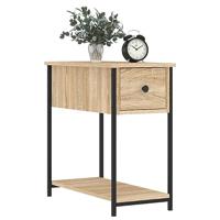 Nachtkastjes 2 st 30x60x60 cm bewerkt hout sonoma eikenkleurig - thumbnail
