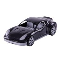 Cavallino raceauto zwart, 36cm - thumbnail