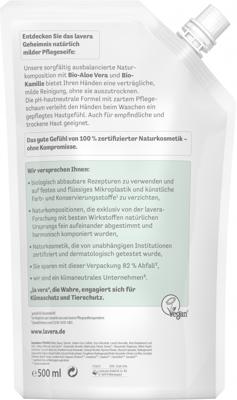 Lavera Basis sensitiv navulling handzeep bio EN-FR-IT-DE (500 ml)