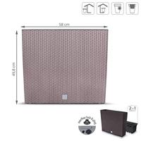 Prosperplast Bloempot Rato Case (Mokka, 580x180x498) - thumbnail