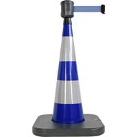 VISO RCX102BU Band blauw Verkeerskegel Staat zelfstandig op de grond Riem- of kettinglengte 2 m (Ø x h) 90 mm x 100 cm - thumbnail