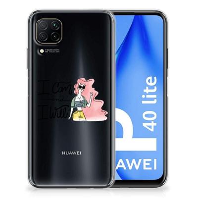 Huawei P40 Lite Telefoonhoesje met Naam i Can Huawei P40 Lite Telefoonhoesje met Naam i Can