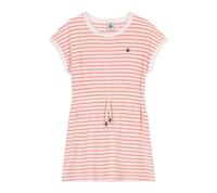 Gestroomde badjas voor meisjes PETIT BATEAU abrikoos - thumbnail