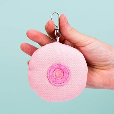 Knuffel Sleutelhanger - Borst Knuffel Sleutelhanger - Borst