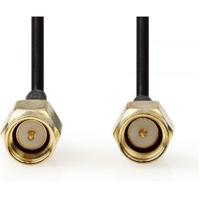 Antennekabel | SMA Male - SMA Male | 5,0 m | Zwart - thumbnail