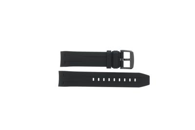 Horlogeband Tissot T1204073705101 / T603043455 Rubber Zwart 21mm