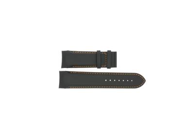 Horlogeband Tissot T0356141605101A / T610028614 Leder Zwart 24mm
