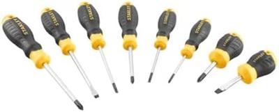 Stanley Schroevendraaiset cushiongrip 8 delig Stanley Schroevendraaiset cushiongrip 8 delig