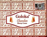 Goloka Wierook Kegel Chandan (12 pakjes) - thumbnail