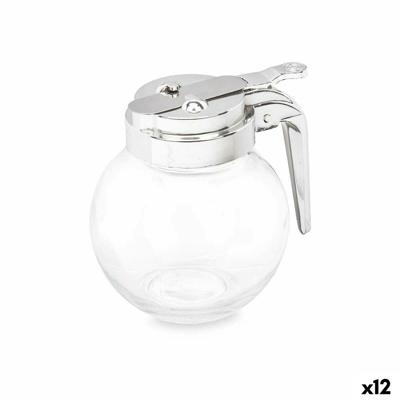 Flesje Vivalto Transparant Metaal Glas Plastic 260 ml 10,3 x 10 x 9 cm (12 Stuks)