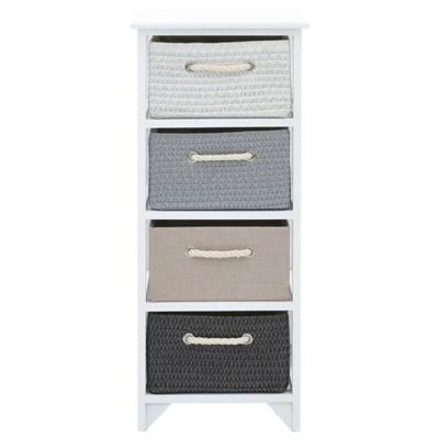 Opbergkast 4 lades hout