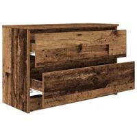 Tv-meubel 80x35x54 cm spaanplaat oud hout - thumbnail