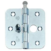BSW veiligheidscharnier - gegalvaniseerd - afgerond 76x76 mm - V RD 1804 GV - thumbnail