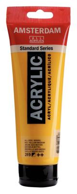 Royal Talens Amsterdam Standard Series Acrylverf Tube 250 ml - Azogeel Middel 269