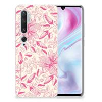Xiaomi Mi Note 10 Pro | TPU Case | Pink Flowers - thumbnail