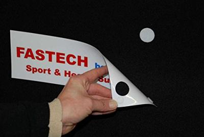 FASTECH® B20-COIN000005 Klittenband punten Om vast te plakken Hotmelt Haak- en lusdeel (Ø) 20 mm Wit 460 onderdelen