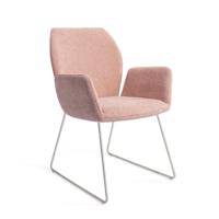 Jesper Home Misaki eetkamerstoel Anemone slide steel - thumbnail