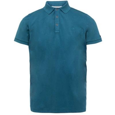 Short sleeve polo light pique stre ink blue