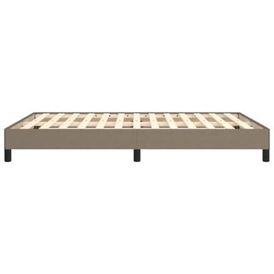 Bedframe stof taupe 140x200 cm