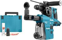 Makita DHR281ZWJ Accu combihamer SDS-Plus 2,9J + snelwisselboorkop + stofafzuiging 2x18V Basic Body in Mbox - thumbnail