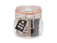 Weckpot 500ml 10,5x10,5cm siliconen ring - thumbnail