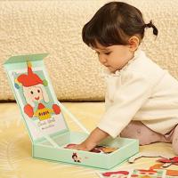 Classic World world magneetkoffer foto gezichten blauw - thumbnail