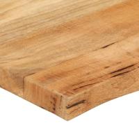 Tafelblad met natuurlijke rand 110x60x2,5 cm massief mangohout - thumbnail