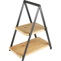 Gusta Etagere - Serveertoren - Gusta Piramide - 2-Laags - 28 x 16 x 35,5 cm - thumbnail