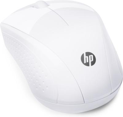 HP 220 Muis Radiografisch Optisch Wit 3 Toetsen 1300 dpi Geïntegreerd scrollwiel