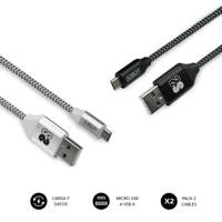 Kabel Micro USB Subblim SUB-CAB-1MU001 1 m (2 Stuks) - thumbnail