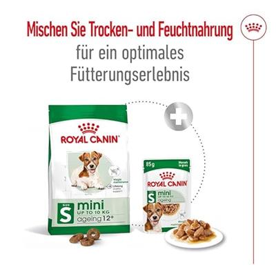 Royal Canin Mini Ageing (senior) natvoer hondenvoer zakjes 12x85g - thumbnail
