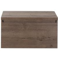 Frozen Badmeubelset 80 cm - Greeplijst in Kleur - Inclusief Wastafelbovenblad Tabacco - thumbnail