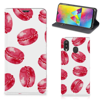 Samsung Galaxy M20 | Flip Style Cover | Pink Macarons