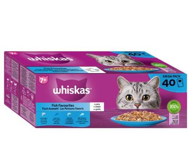 Natvoer voor senior katten 40x85g multipack Whiskas - Whiskas Natvoer voor senior katten 40x85g multipack Whiskas - Whiskas