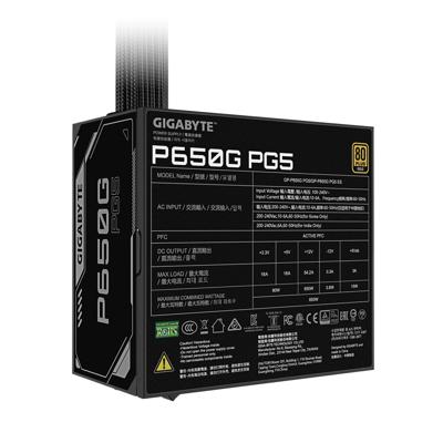 Gigabyte GP-P650G PG5 PC-netvoeding 650 W ATX 80 Plus Gold