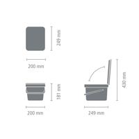 Brabantia Sort & Go afvalbak 6L Groen - thumbnail