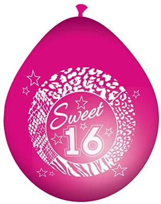 Sweet 16 ballonnen (8 st)