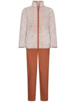 Pastunette Teddy Huispak Dames Fleece - Bruin pyjama pak met rits - Warm - thumbnail