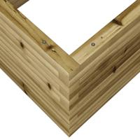 VidaXL Plantenbak 110x60x45,5 cm geïmpregneerd grenenhout - thumbnail