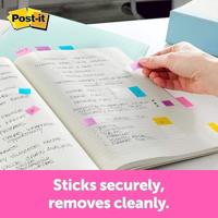 Post-it index standaard, ft 24,4 x 43,2 mm, houder met 50 tabs, blauw - thumbnail