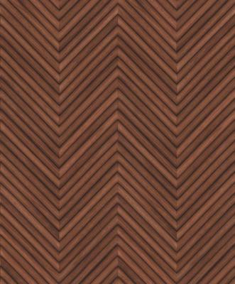 Marburg Travertino Behang met houten Hongaarse punt motief - 33379